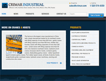 Tablet Screenshot of crimar.com